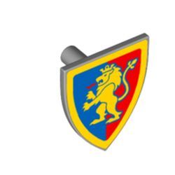 Schild "Löwe I", hellgrau