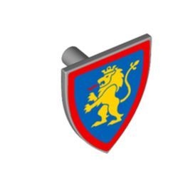 Schild "Löwe II", hellgrau