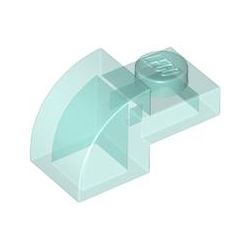 Bogen 1x2x1, transparent hellblau