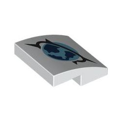 Bogen 2x2 "Arctic Explorer Logo", weiss