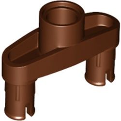 Pinverbindung 3L, 2 Pins und zentrales Pinloch, braun