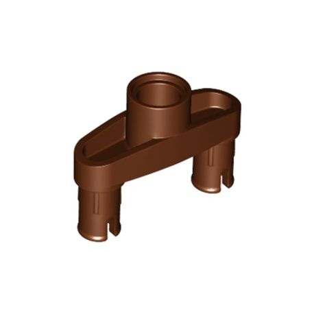 Pinverbindung 3L, 2 Pins und zentrales Pinloch, braun