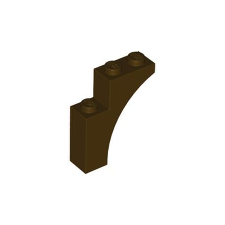 Bogen 1x3x3, dunkelbraun