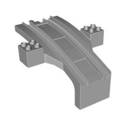 Duplo Brücke Mittelteil, hellgrau