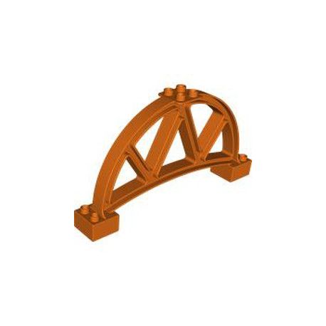 Seitenteil für Bogenbrücke, rotorange