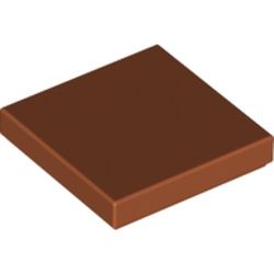 Kachel / Fliese 2x2, dunkelorange