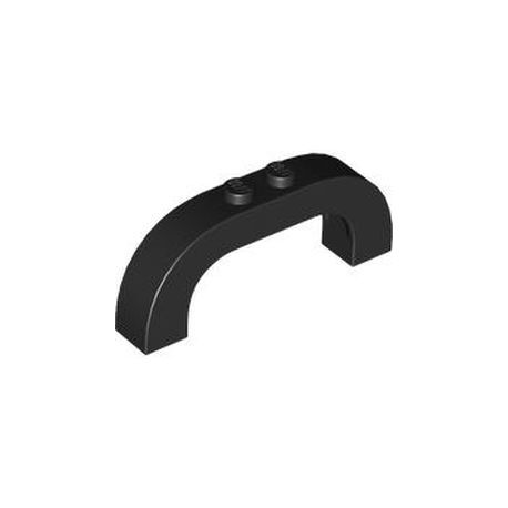 Bogen 1x6x2, schwarz