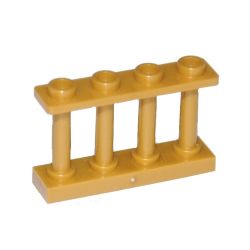 Zaun 1x4x2, gold matt
