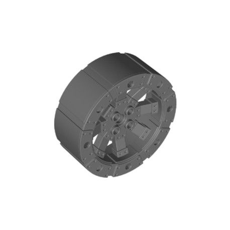 Hartplastikrad 56mm x 22mm, dunkelgrau