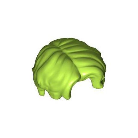 Haare gescheitelt, limette