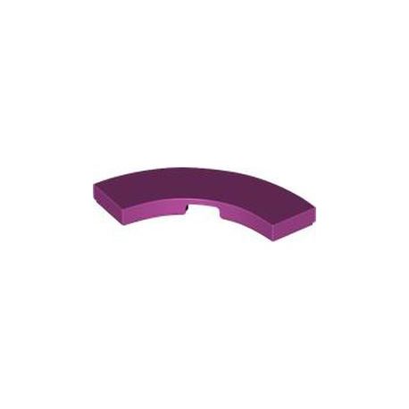 Kachel / Fliese 3x3 - 1/4 Kreis, magenta