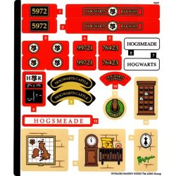 Sticker 76423 Hogwarts Express & Hogsmeade Station