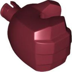 Riesenhand rechts, dunkelrot