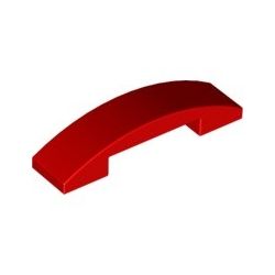 Bogen 1x4x2/3, rot