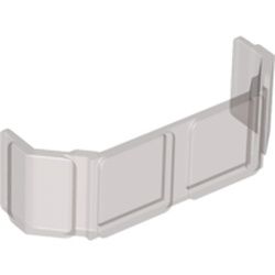 Scheibe für Zug Front 2x6x2, transparent braun