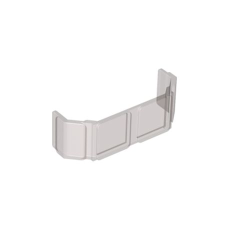 Scheibe für Zug Front 2x6x2, transparent braun