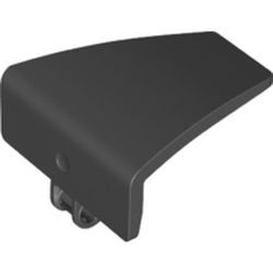 Paneele gebogen 5x4x3, schwarz