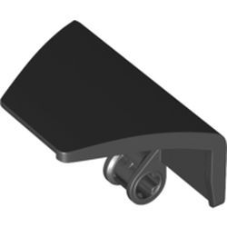 Paneele (71) gebogen 5x4x3, schwarz