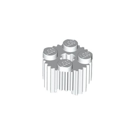 Profilstein 2x2 rund, weiss