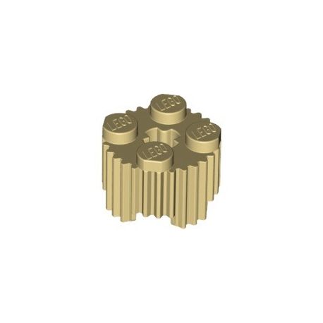 Profilstein 2x2 rund, beige