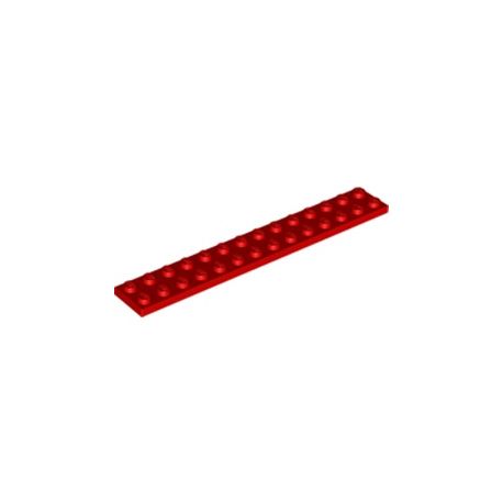 Platte 2x14, rot