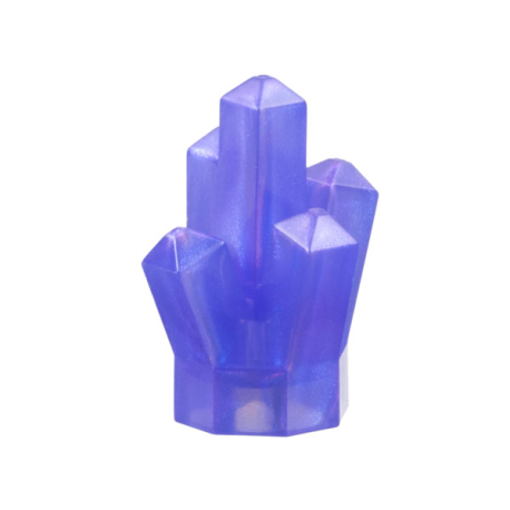 Kristall, satin transparent violett