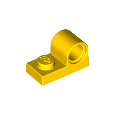 Platte 1x2 mit Pinloch oben, gelb
