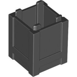Kiste / Box 2x2x2, schwarz