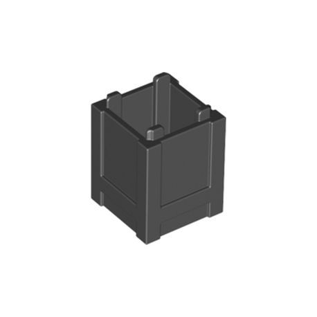 Kiste / Box 2x2x2, schwarz