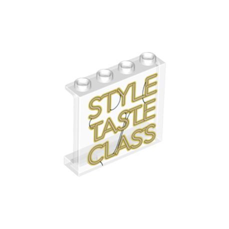 Paneele 1x4x3 "STYLE TASTE CLASS", transparent