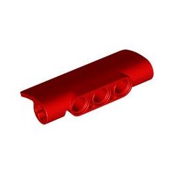 Paneele gebogen 2x5x1, rot