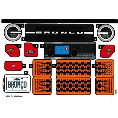 Sticker 44213 Ford Bronco SUV