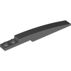 Bogen 1x10, dunkelgrau