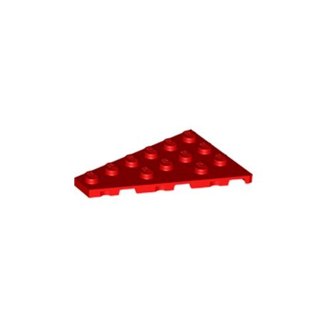 Platte 4x6 schräg links, rot