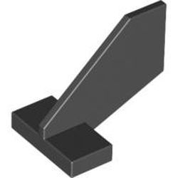 Seitenruder 2x3x2, schwarz