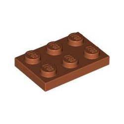 Platte 2x3, dunkelorange