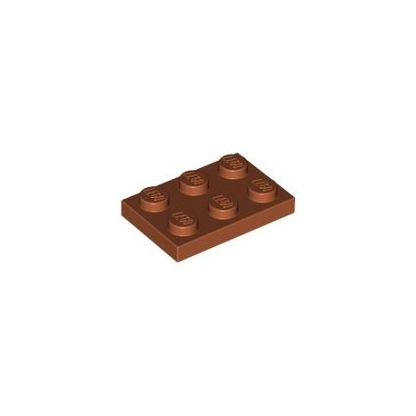 Platte 2x3, dunkelorange