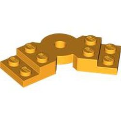 Platte 2x6x2/3 abgewinkelt, hellorange