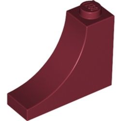 Bogen 1x3x2 invers, dunkelrot