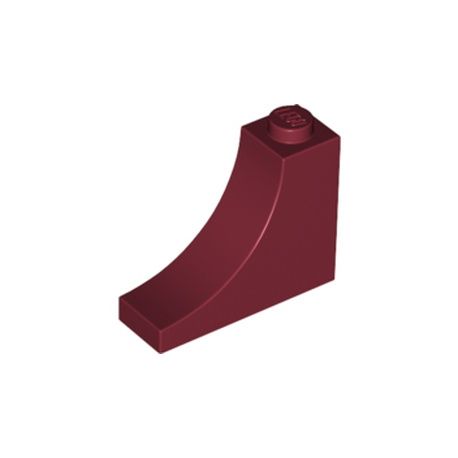 Bogen 1x3x2 invers, dunkelrot