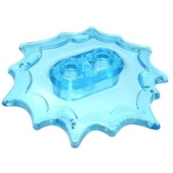 Power Burst Sockelplatte 5x5x2/3, transparent hellblau