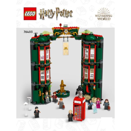 Bauanleitung & Sticker 76403 The Ministry of Magic