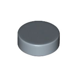 Kachel / Fliese 1x1 rund, sandblau