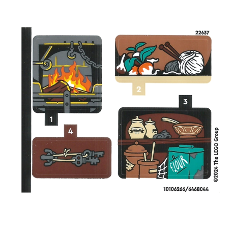 Sticker 76428 Hagrid's Hut: An Unexpected Visit