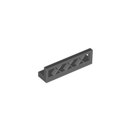 Zaun 1x4x1, dunkelgrau