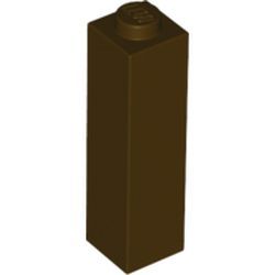 Stein 1x1x3, dunkelbraun