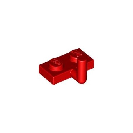 Platte 1x2 mit Haltestange, rot