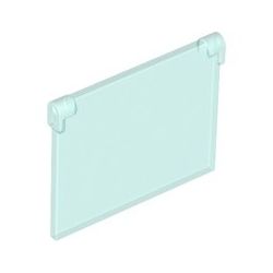 Fensterscheibe 1x4x3, transparent hellblau