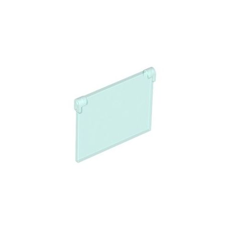 Fensterscheibe 1x4x3, transparent hellblau