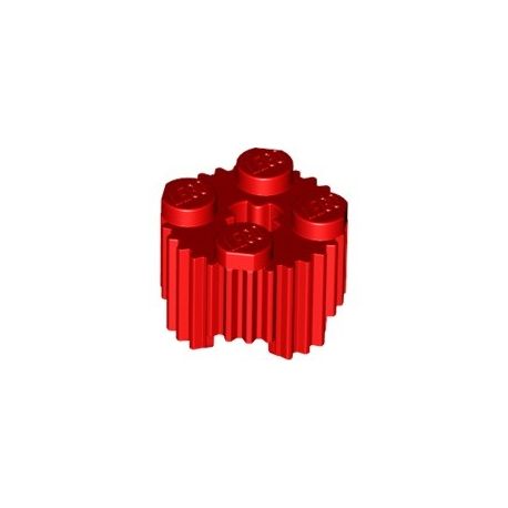 Profilstein 2x2 rund, rot